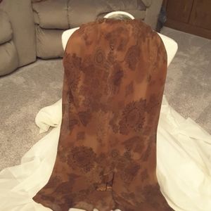 Double Zero women's skirt  34" in length  size S brown